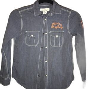 H&M LOGG shirt size 9-10y button down shirt